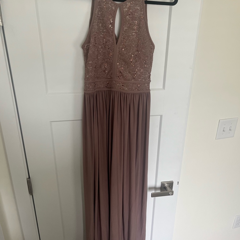 Morgan & Co. Pink Sequin Dress